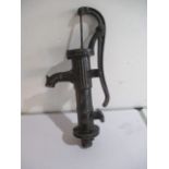 A cast iron water pump