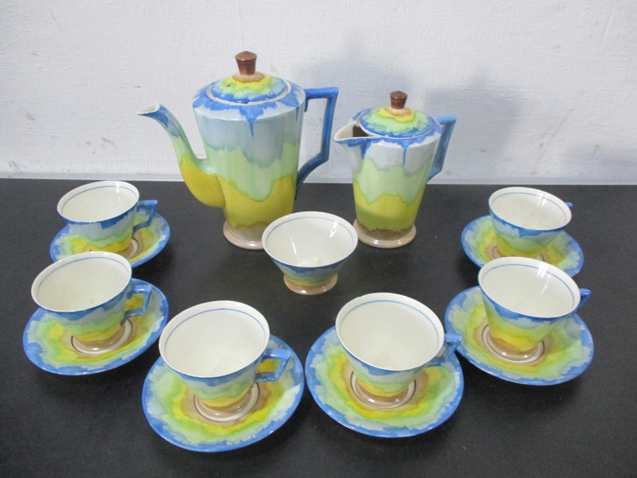 A Hancock's Ivory Ware coffee set