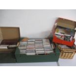 A collection of music CD's, cassettes and magazines