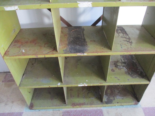 A set of industrial style metal pigeon holes - Image 6 of 7