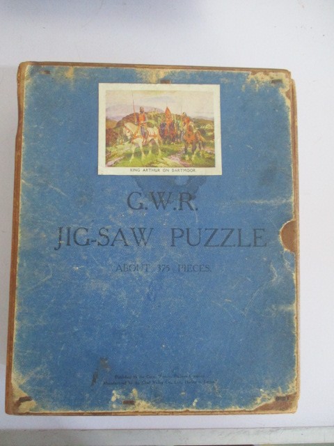 A selection of various games including playing cards, two GWR jigsaw puzzles, peg doll etc - Image 3 of 10