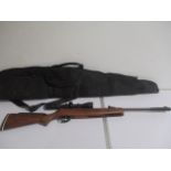 A Webley & Scott VMX air rifle with 3-9x42 scope