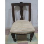 A large Victorian nursing chair