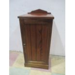 A pitch pine pot cupboard