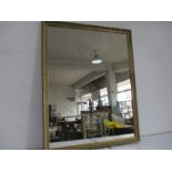 A gilt framed mirror - 98cm x 78cm