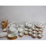 A Poole pottery 'Desert Song' dinner and tea set