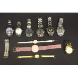 A collection of various watches including Accurist, Ben Sherman etc.