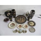 A collection of Japanese Art of Chokin China, along with "Star" hand made china etc