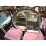 Two gilt wall mirrors
