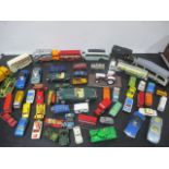 A selection of diecast vehicles including Corgi, Matchbox