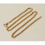 A 14ct gold chain. Weight 7.4g