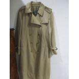 A Burberry trench coat