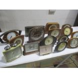 A collection of various mantle clocks- all A/F