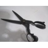 A pair of cast iron tailors shears