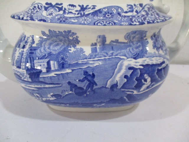 A Spode Copeland Blue Italian tea pot - Image 4 of 5