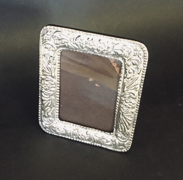 A continental silver (950) photo frame