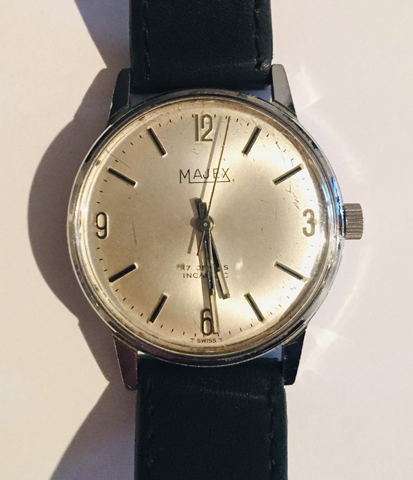 A Majex 17 jewel Incabloc gentleman's wristwatch - Image 2 of 2