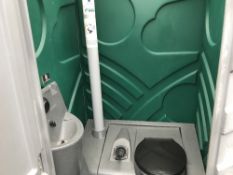 GREEN COLOURED PORTABLE EVENTS/SITE TOILET