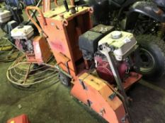 Belle CFS450 petrol floor saw WHEN TESTED WAS SEEN TO RUN AND CUT