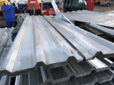 Pack of 25no. 12ft galvanised box profile roof sheets