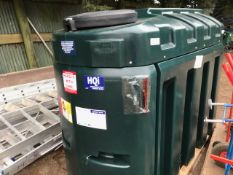 HQI 1300 LITRE BUNDED FUEL STORAGE TANK, DOES NOT APPEAR TO HAVE BEEN INSTALLED DIRECT FROM TRAINING