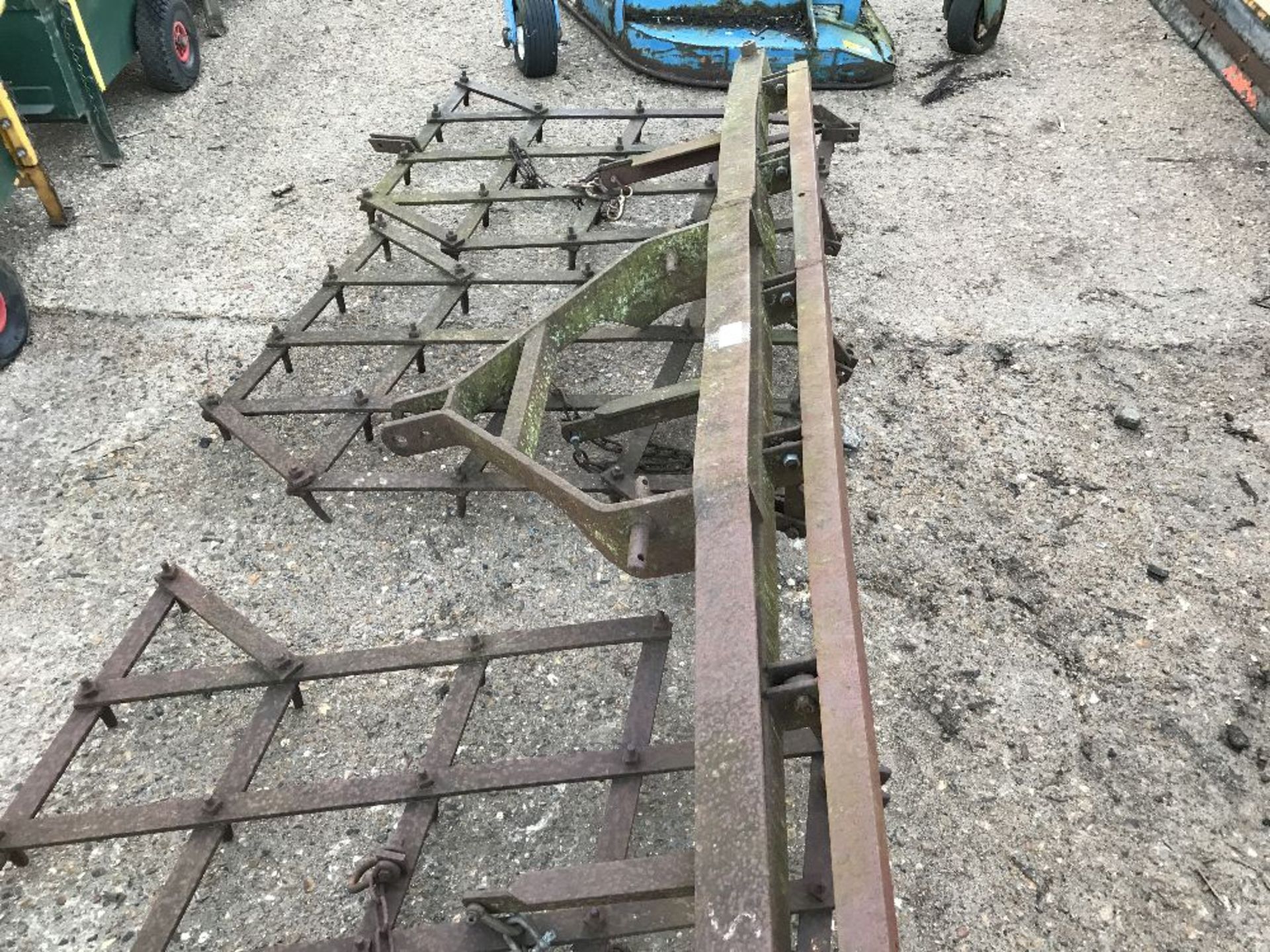 3 POINT LINKAGE MOUNTED SEED HARROWS CIRCA 9FT WIDE - Image 2 of 3