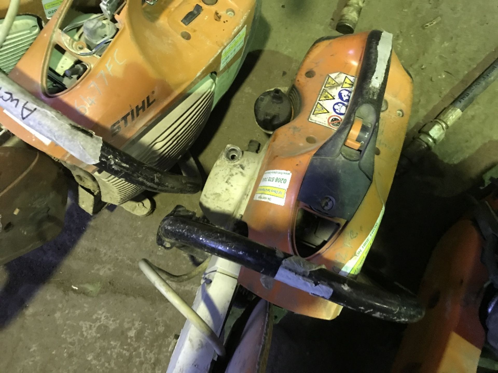 3 X STIHL TS410 PETROL SAWS FOR SPARES/REPAIR - Image 2 of 5