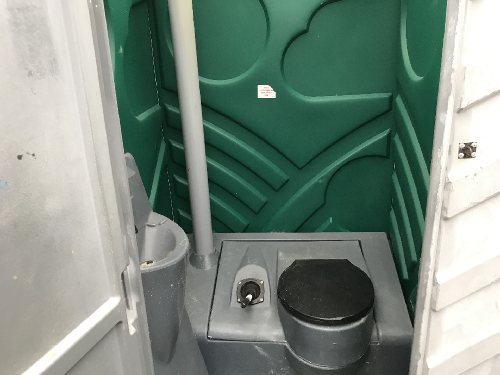 GREEN COLOURED PORTABLE EVENTS/SITE TOILET