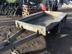 IFOR WILLIAMS GX84 MINI DIGGER TRAILER YEAR 2011 SN:SCK600000B0603024