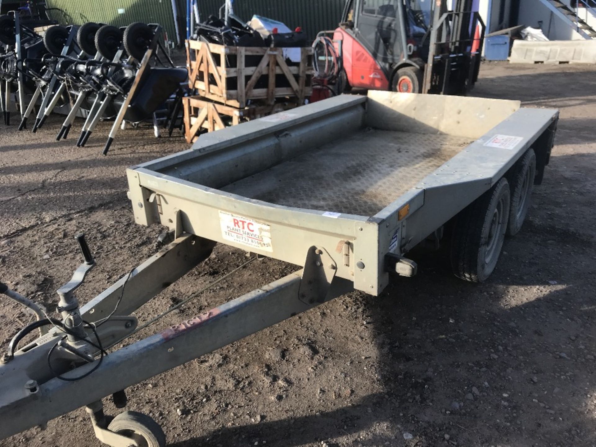 IFOR WILLIAMS GX84 MINI DIGGER TRAILER YEAR 2011 SN:SCK600000B0603024