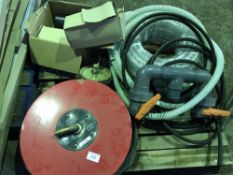 FIRE HOSE REEL & PIPES ETC ...NO VAT ON HAMMER PRICE