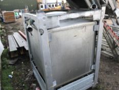 Stainless steel storage tank no vat on hammer price