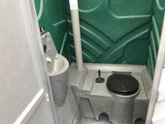 GREEN COLOURED PORTABLE EVENTS/SITE TOILET