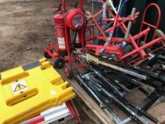 2 X PALLETS CONTAING TROLLEYS AND SAFETY EQUIPMENT DIRECT FROM TRAINING SCHOOL LIQUIDATION