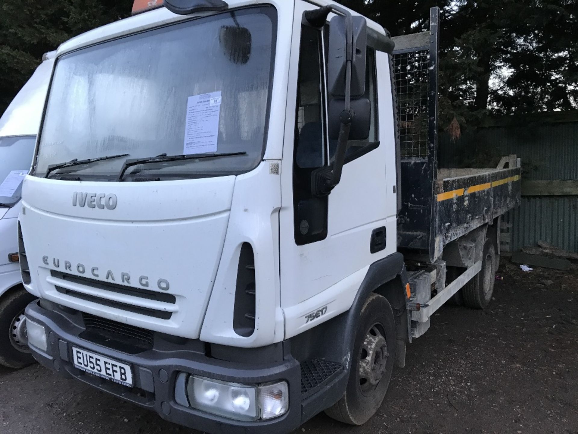 Iveco Euro Cargo 7500Kg tipper lorry, manual gearbox, reg. EU55 EFB, drainage fleet upgrade 379,