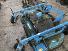 LONG-EQUIP TRACTOR MOUNTED TOPPER MOWER 6FT WIDTH APPROX...NO PTO SHAFT