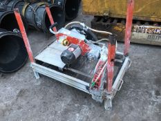 ELITE 110VOLT SLAB SAWBENCH UNTESTED, CONDITION UNKNOWN