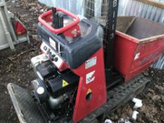 Hinowa mini tracked high tip barrow, yr2015 WHEN TESTED WAS SEEN TO DRIVE, STEER LIFT AND TIP....HAS