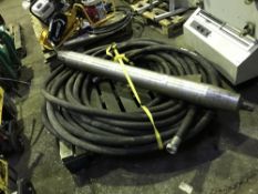 160MM PNEUMATIC MOLE C/W PIPE, BELIEVED TO HAVE BEEN USED ONLY TWICE