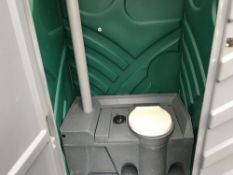 GREEN COLOURED PORTABLE EVENTS/SITE TOILET