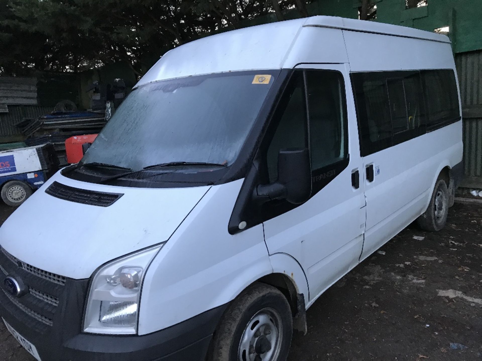 FORD TRANSIT 9 SEAT MINIBUS WITH REAR TOOL AREA, REG:NA12 YOY DIRECT FROM LOCAL COMPANY AS PART OF - Image 2 of 7