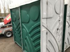 GREEN COLOURED PORTABLE EVENTS/SITE TOILET