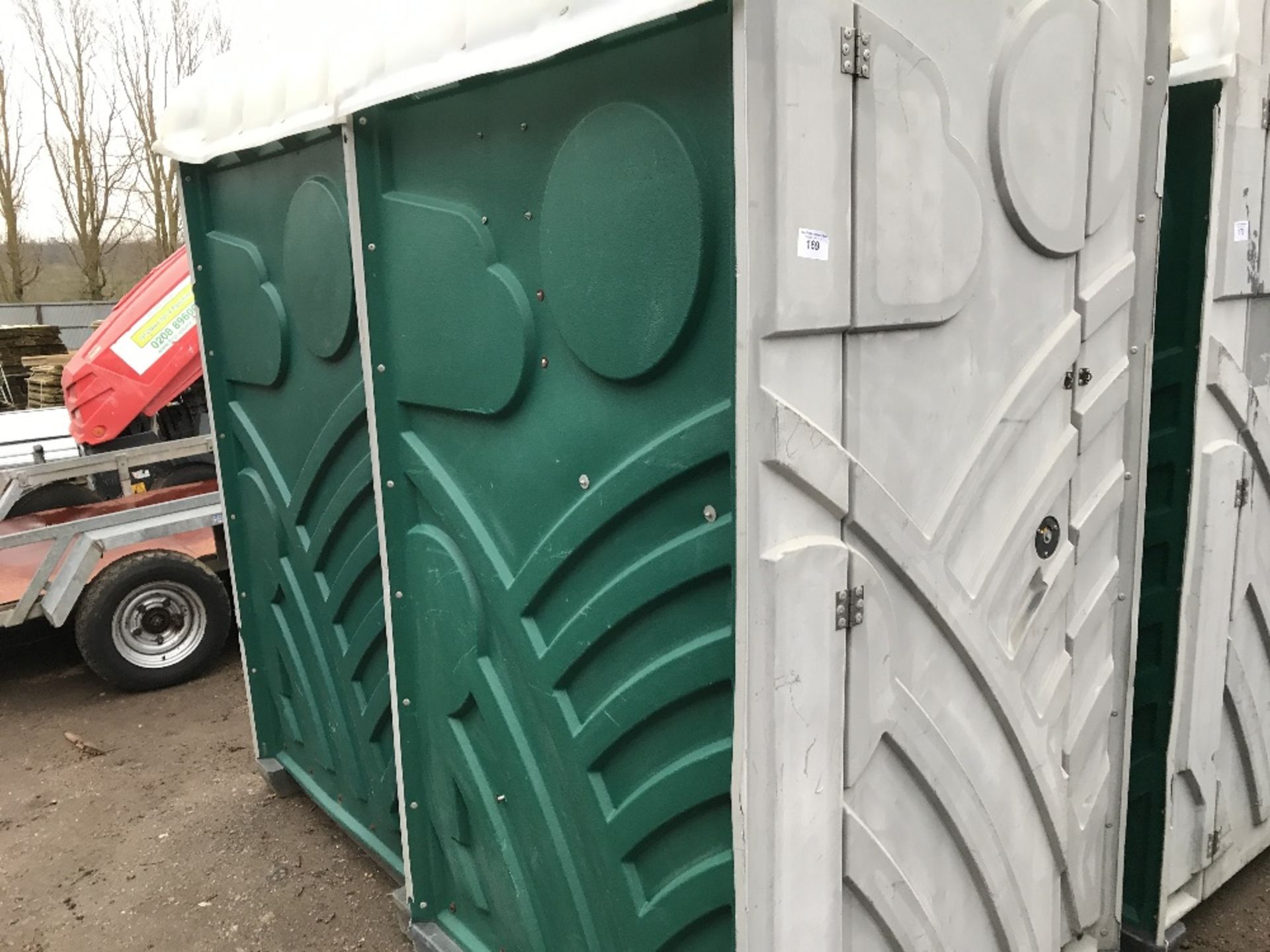 GREEN COLOURED PORTABLE EVENTS/SITE TOILET