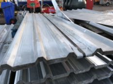 Pack of 25no. 10ft galvanised box profile roof sheets