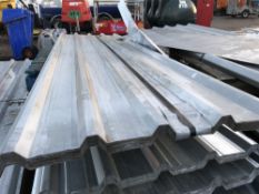 Pack of 25no. 10ft galvanised box profile roof sheets