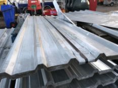 Pack of 25no. 12ft galvanised box profile roof sheets