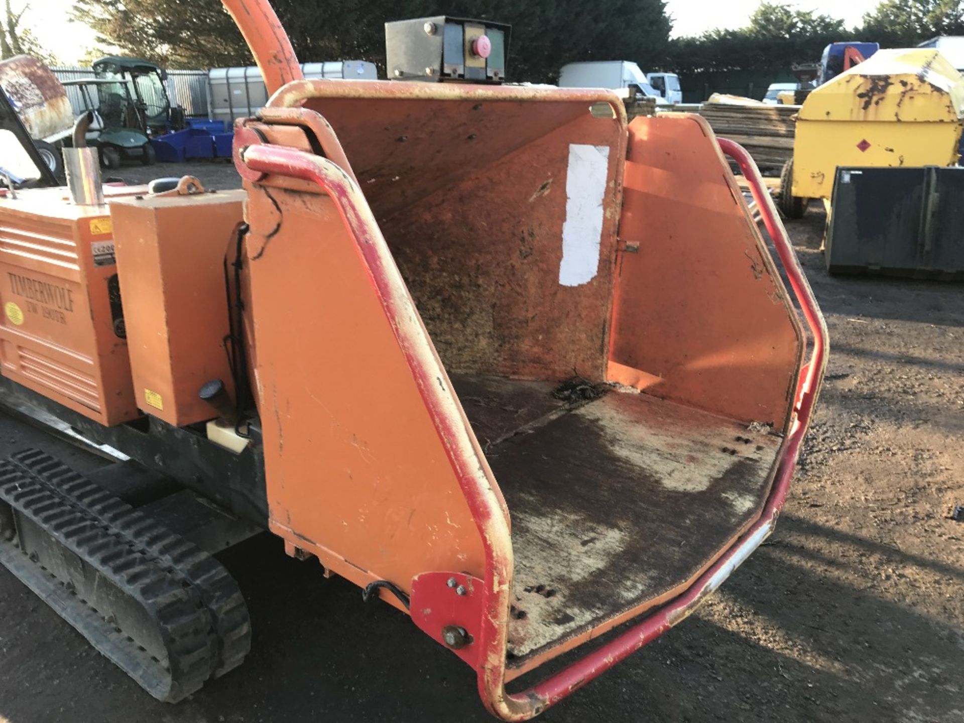 TIMBERWOLF TW190TR TRACKED CHIPPER SHREDDER, YEAR 2008 BUILD, 2178 REC HRS, SN:208139005A5. WHEN - Image 4 of 6
