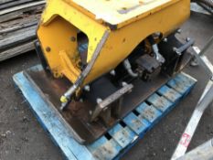 HEAVY DUTY EXCAVATOR COMPACTION PLATE 1.2METRE BASE PLATE.