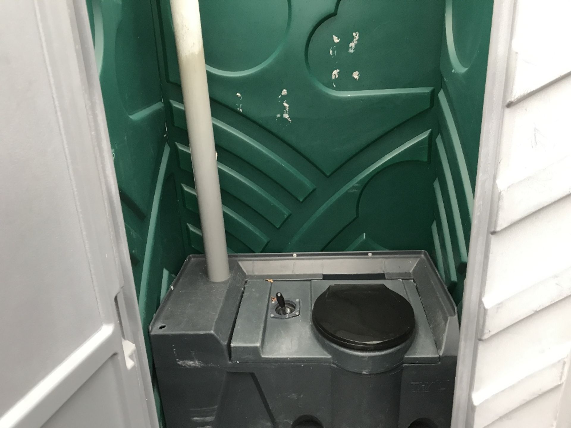 GREEN COLOURED PORTABLE EVENTS/SITE TOILET