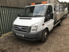 TRANSIT BEAVERTAIL TWIN WHEELED TRUCK REG:YN57 EOL, FLEET UPDATE. WHEN TESTED WAS SEEN TO RUN,